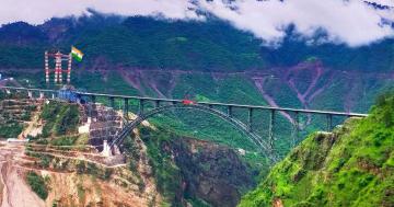 چناب ریل برج - دنیا کا سب سے اونچا پل