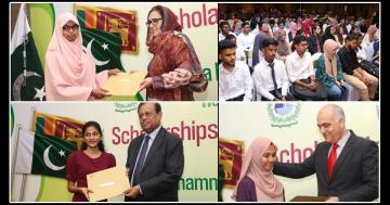 سری لنکا کے سیکڑوں طلباء کو ایچ ای سی اسکالرشپس سے نوازا گیا۔