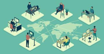 کام کا مستقبل اور  دور دراز تعاون