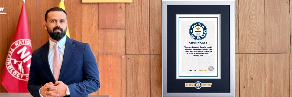 Shahzeb Awan sets world record as youngest university chancellor