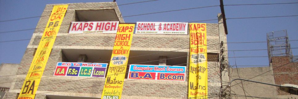 Kaps High School & Academy Lahore